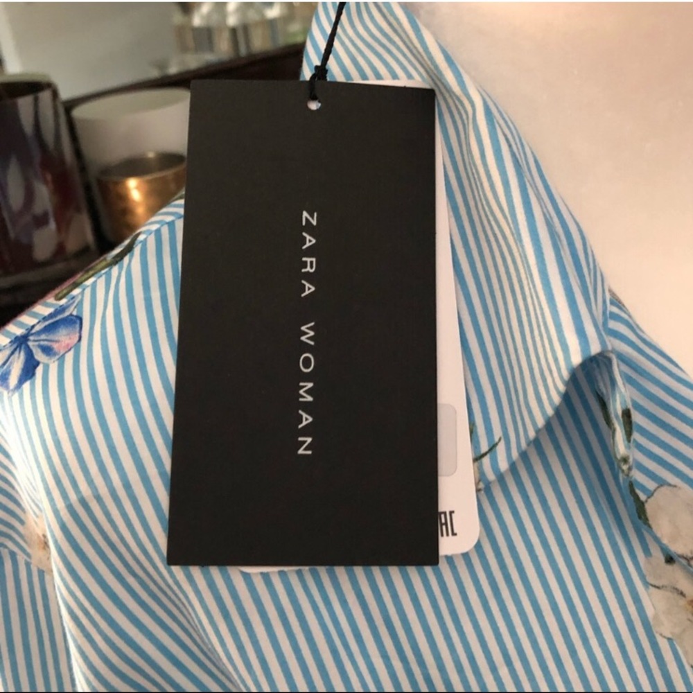 NWT Zara Twist-Front Midi Dress - Picture 5 of 6